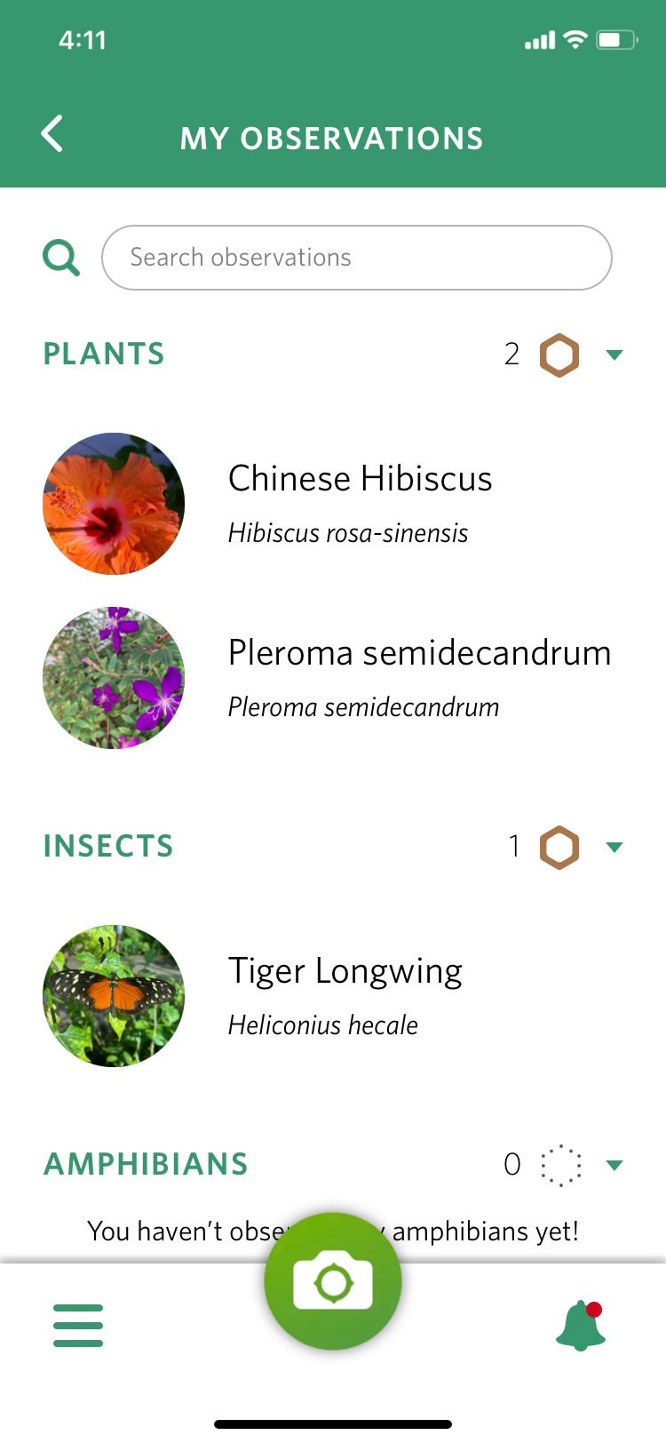 Seek by iNaturalist  My Observations